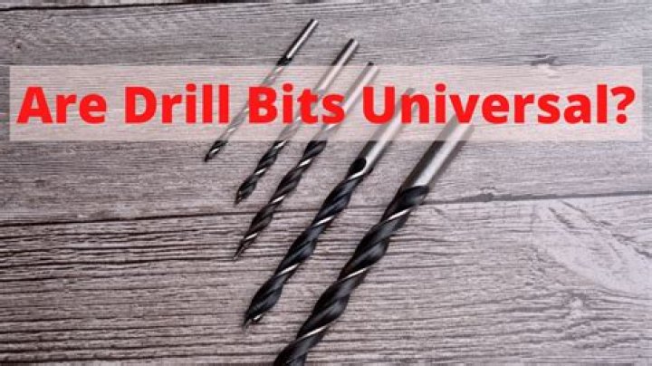 Are Drill Bits Universal - How To Discuss