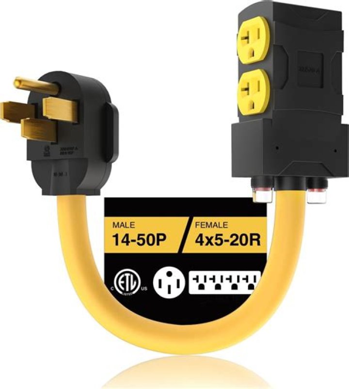 Can 50 amp RV plug into 110?