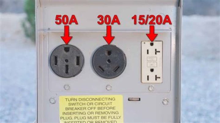 Can a 50 amp RV be connected to a 30amp connection?