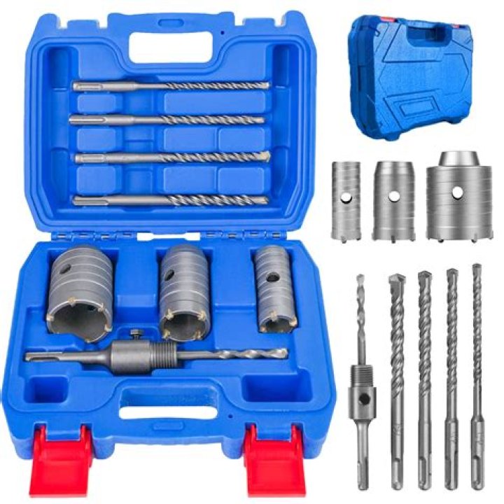 Can a hole saw be used with marine plastic?