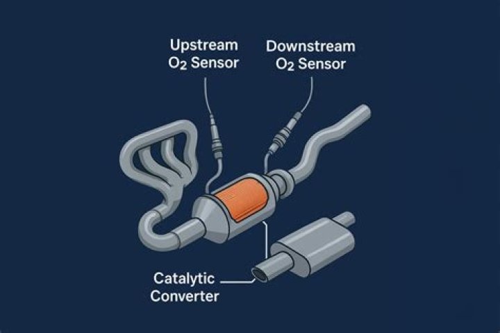 Can a lazy oxygen sensor cause a catalytic converter problem?