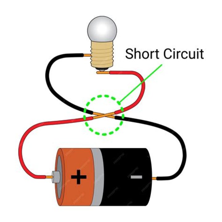 Can a short circuit drain a battery?