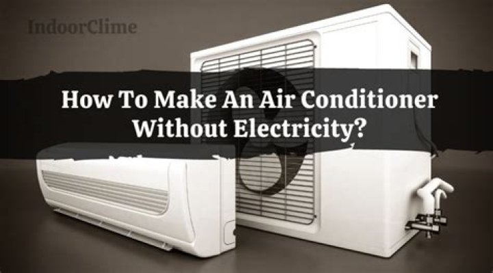 Can an air conditioner work without electricity?