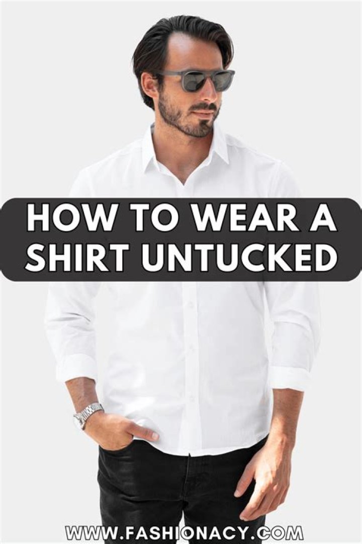 Can women wear shirts untucked?