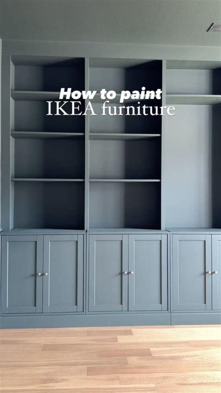 Can you chalk paint Ikea furniture