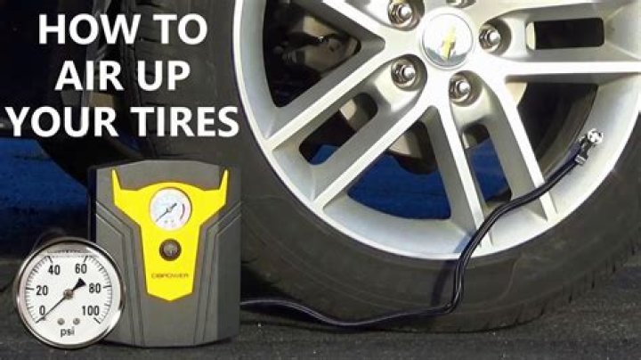 Can you check the air pressure in your tires?