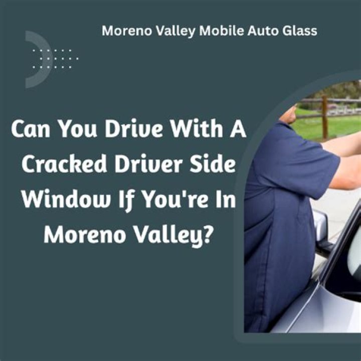 Can you drive with a cracked driver side window?
