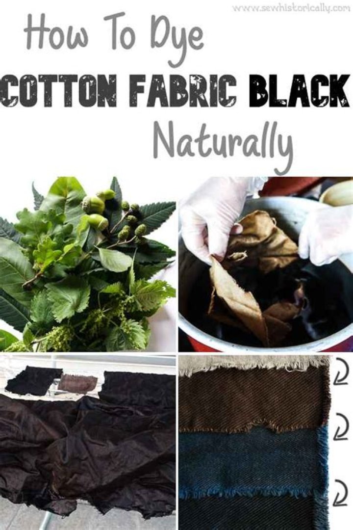 Can you dye colored fabric black?