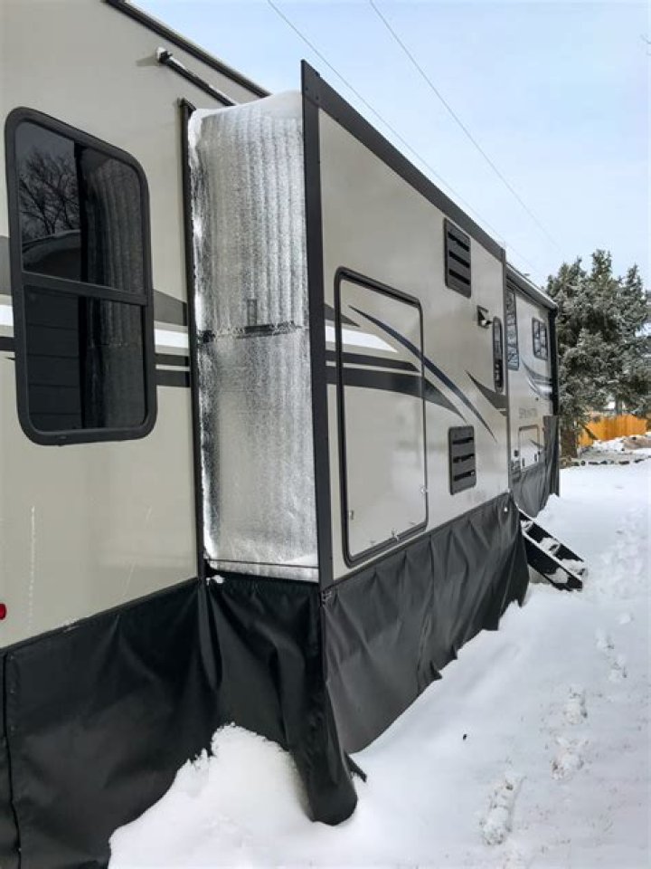 Can you leave camper slide out in the winter?