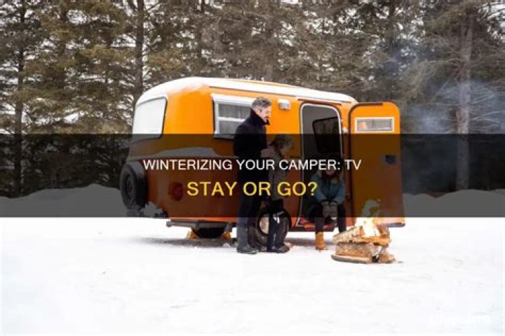 Can you leave TV in camper over winter?