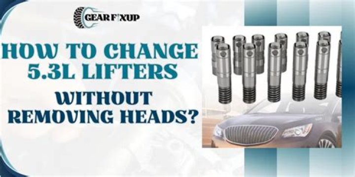 Can you replace lifters without removing heads?