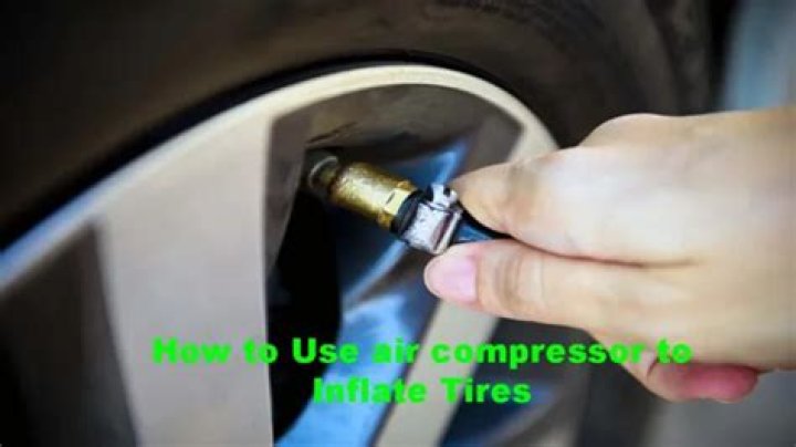 Can you use an air compressor to fill a tire?