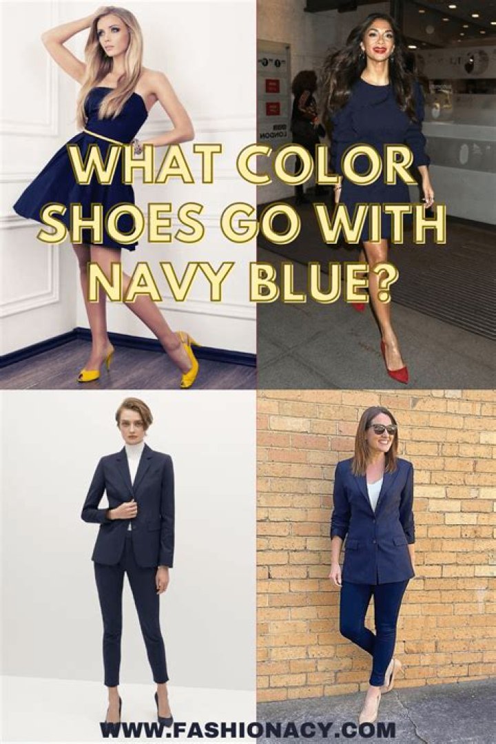 Can you wear navy blue with black shoes?