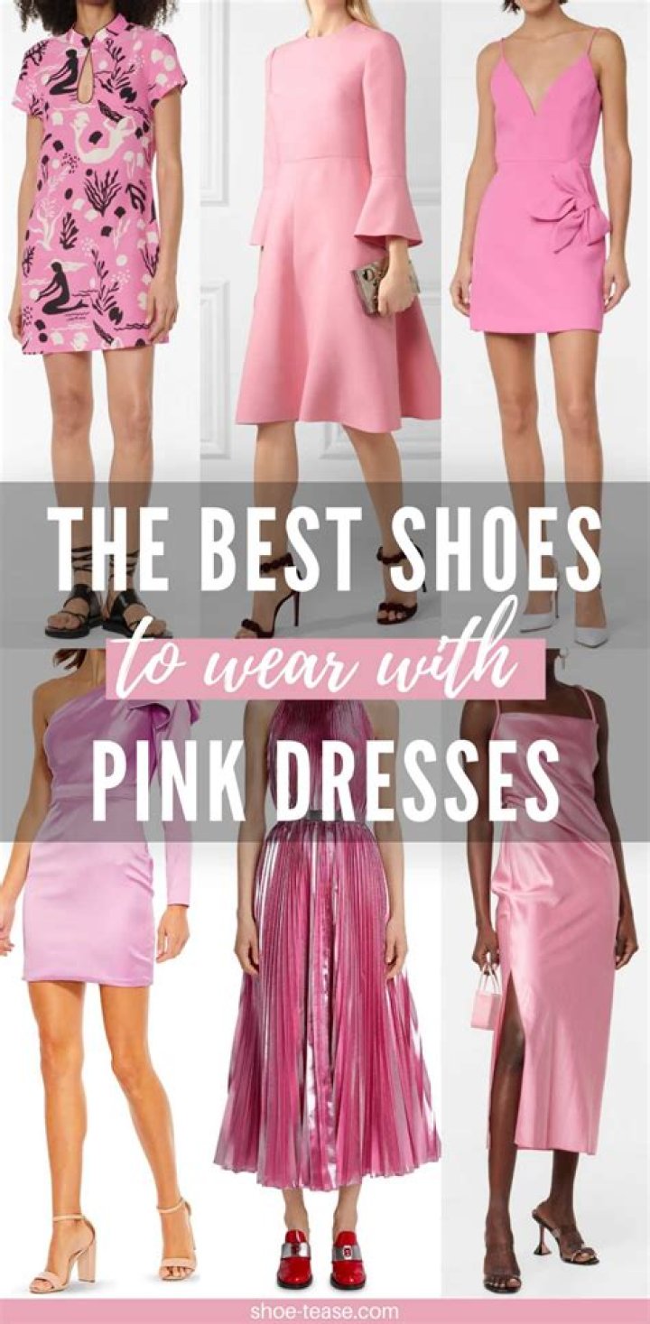Can you wear white shoes with a pink dress?