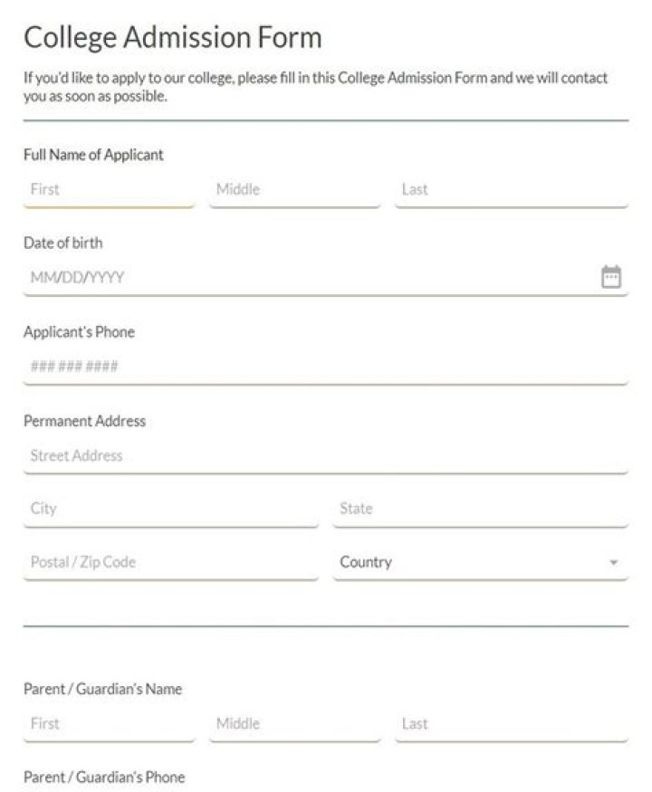 College admission - How To Discuss