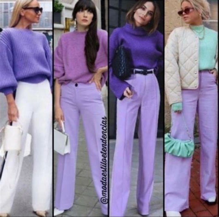 Do blue jeans go with purple?
