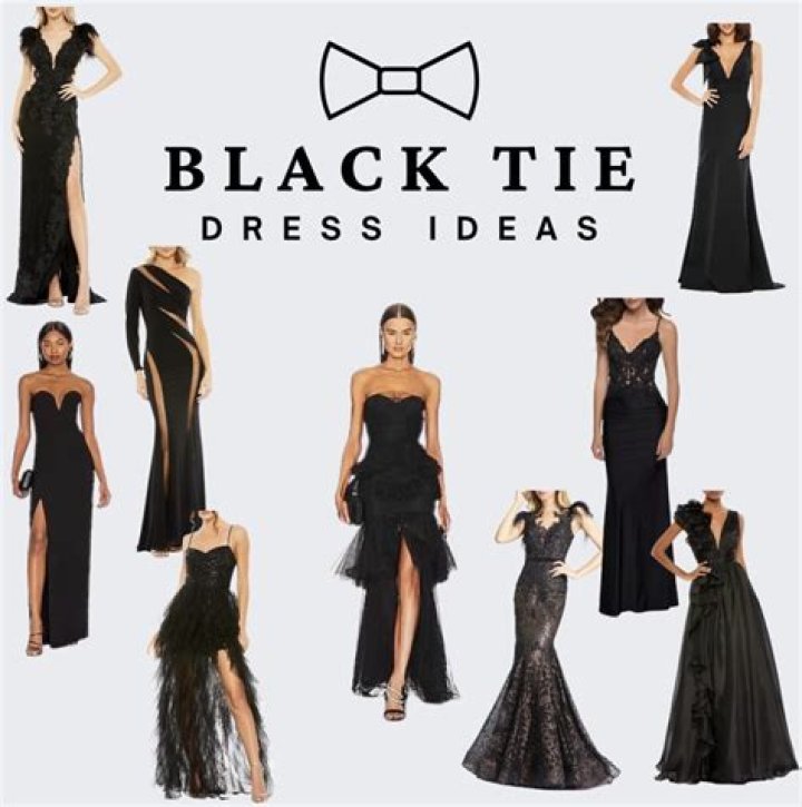 Do you have to wear a tux to a black tie event?