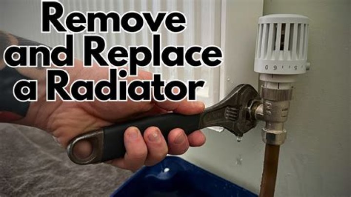 Do you need a professional to remove a radiator?