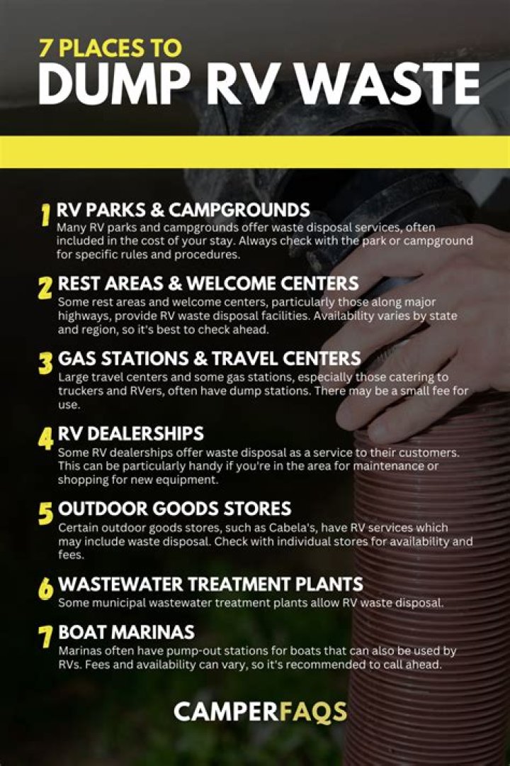Do you need to know how to dump RV waste?