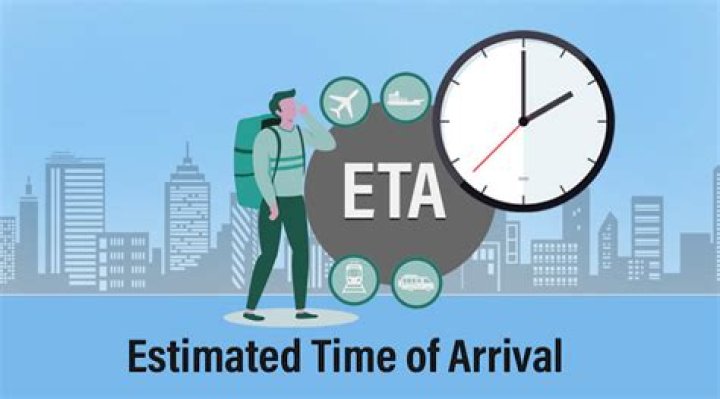 Estimated time of arrival (ETA)