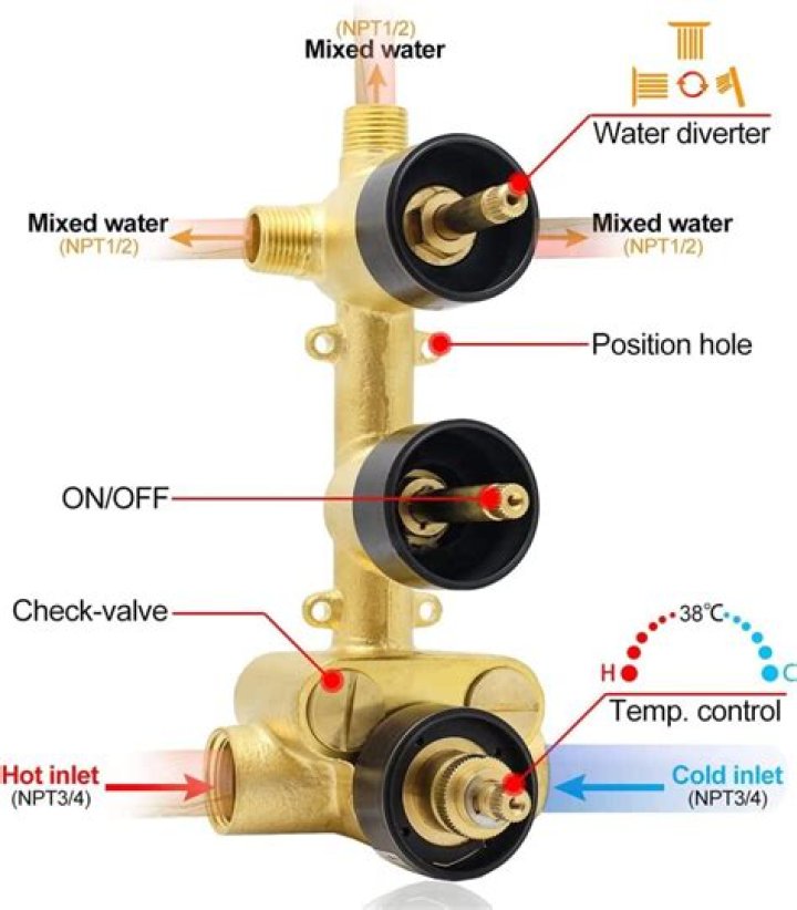 How are 2 way hot water and steam valves designed?