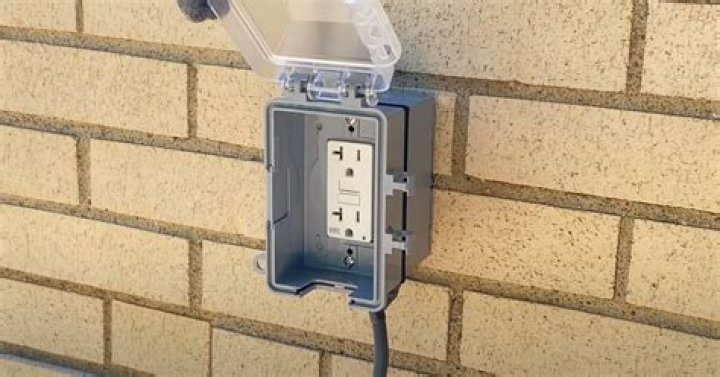 How are outside outlets wired?