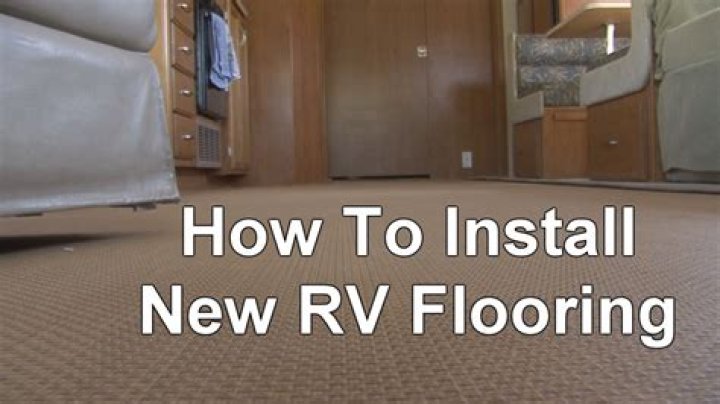 How are RV floors constructed?