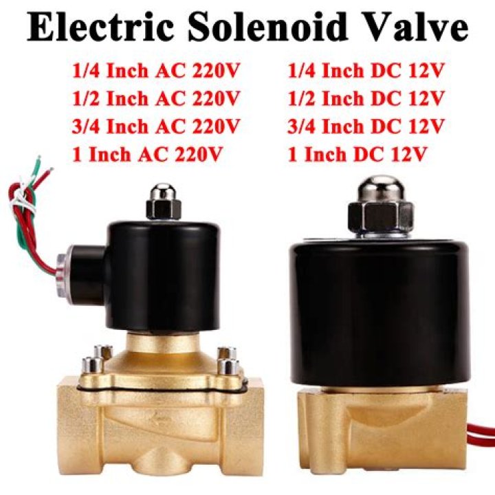 How big is a 12 volt solenoid valve?