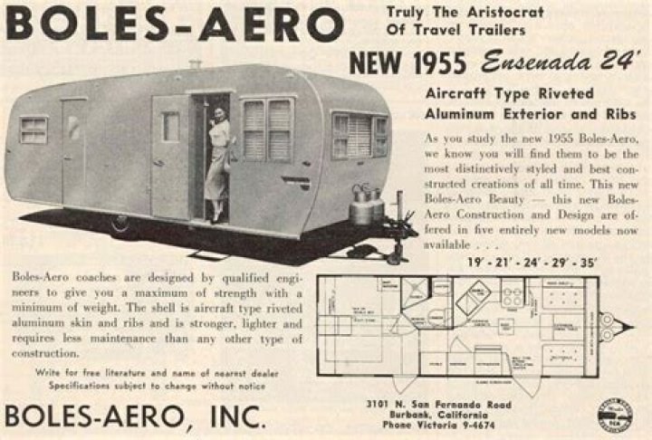 How big is a 1969 Boles Aero RV?