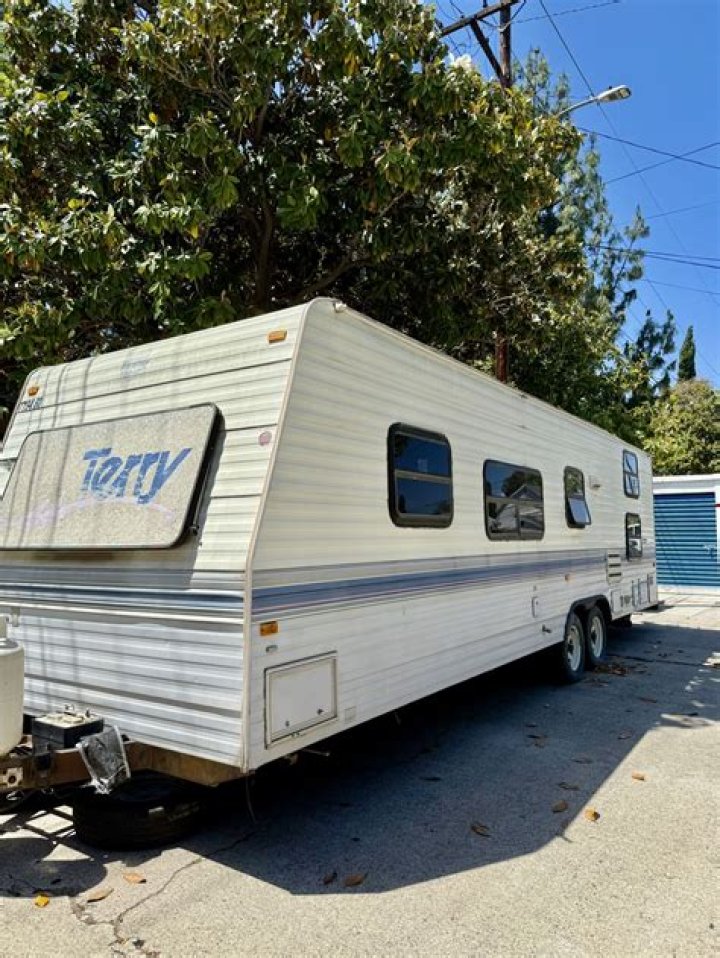 How big is a 1994 Terry travel trailer?