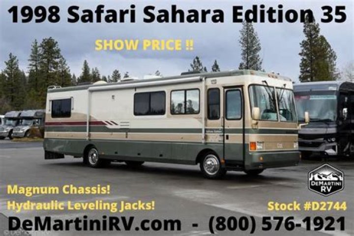 How big is a 1998 Safari Sahara pusher?