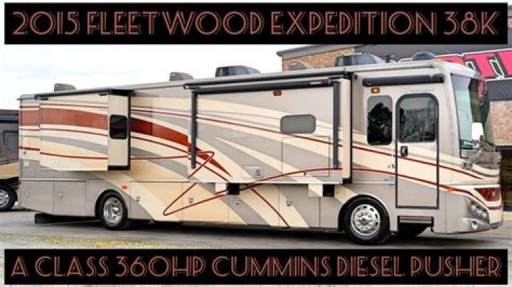 How big is a 2001 Fleetwood expedition pusher?
