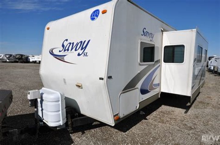 How big is a 2005 Holiday Rambler Savoy?