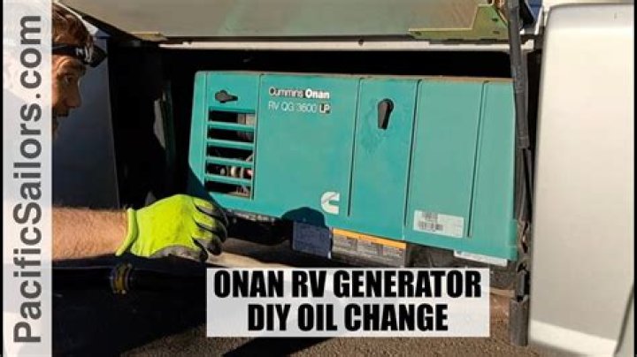 How big is a Cummins Onan RV generator?