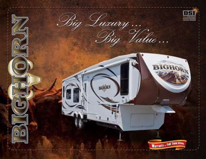 How big is the Big Horn fifth wheel?