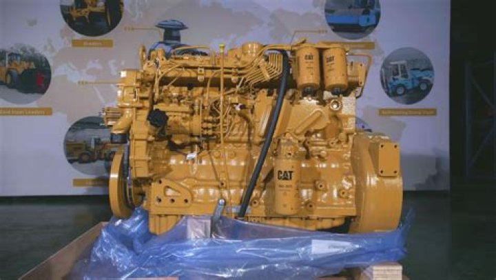 How big is the Caterpillar C7 diesel engine?