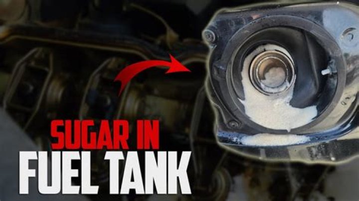 How can I fix sugar in my gas tank?