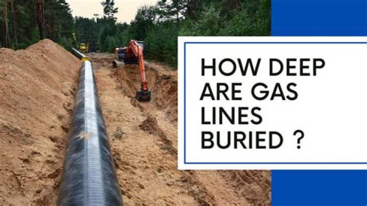 How deep should propane lines be?