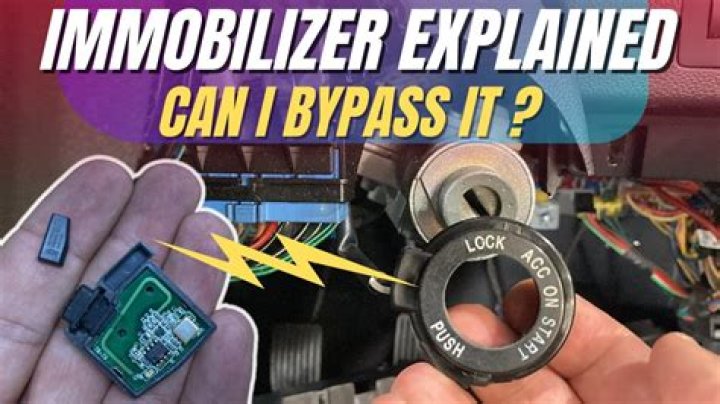 How do I bypass the sprinter Immobiliser?