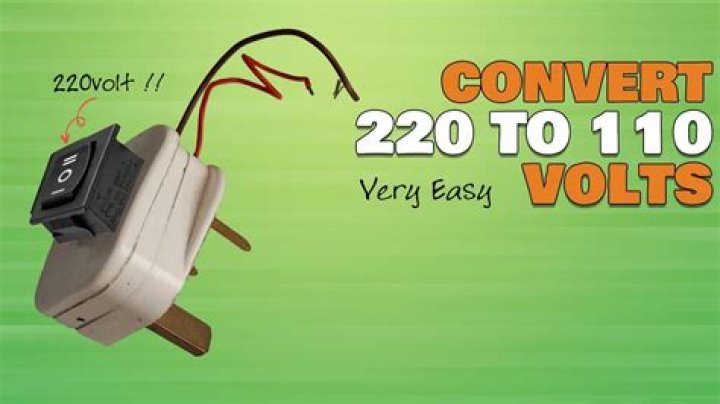 How do I get my 220V to work on 110V?