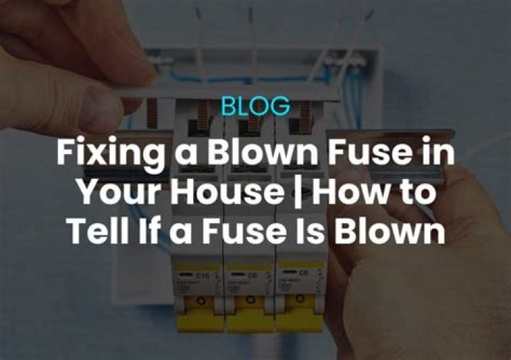 How do I know if my mini breaker fuse is blown?