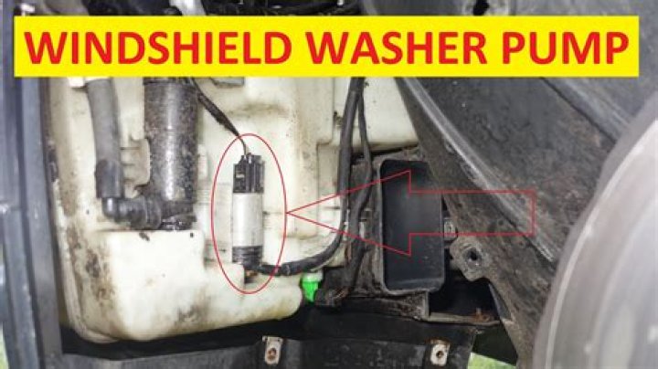How do I know if my windshield washer motor is bad?