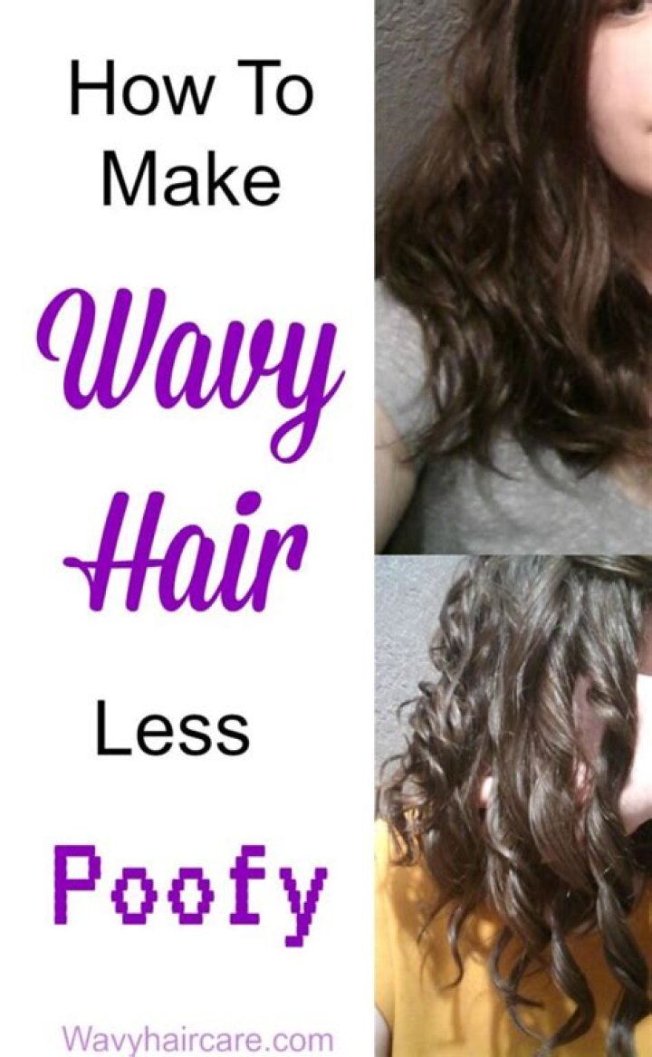 How do I make my hair less poofy?