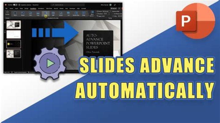 How do I make slides start automatically?