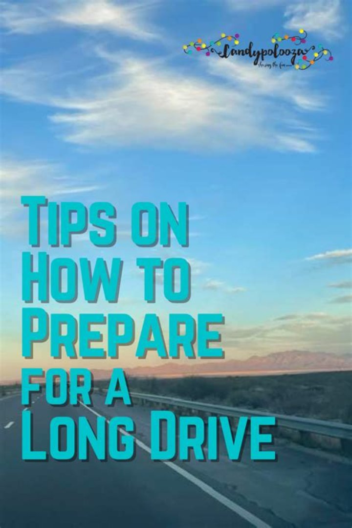 How do I prepare for a long drive by myself?