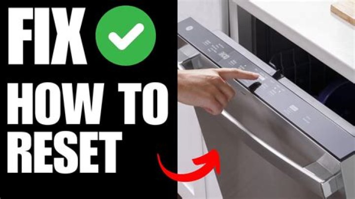 How do I reset my Euro dishwasher