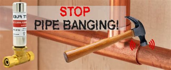 How do I stop banging water pipes?