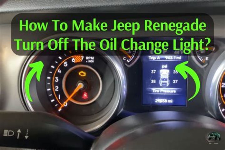 How do I turn off the change oil reminder?