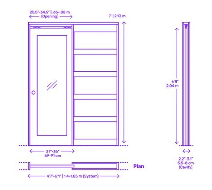 How do you align a pocket door?
