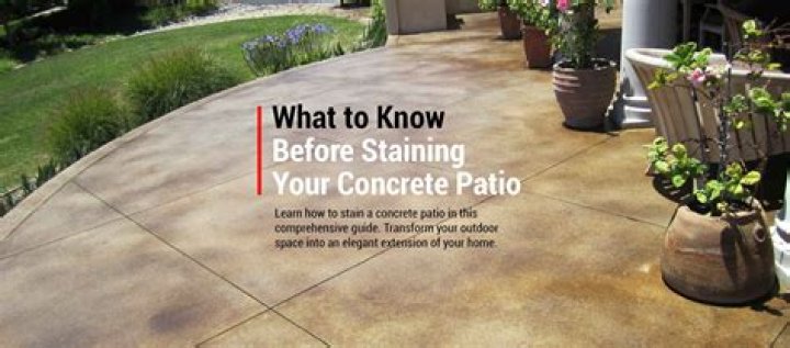 How do you apply Behr stain to concrete